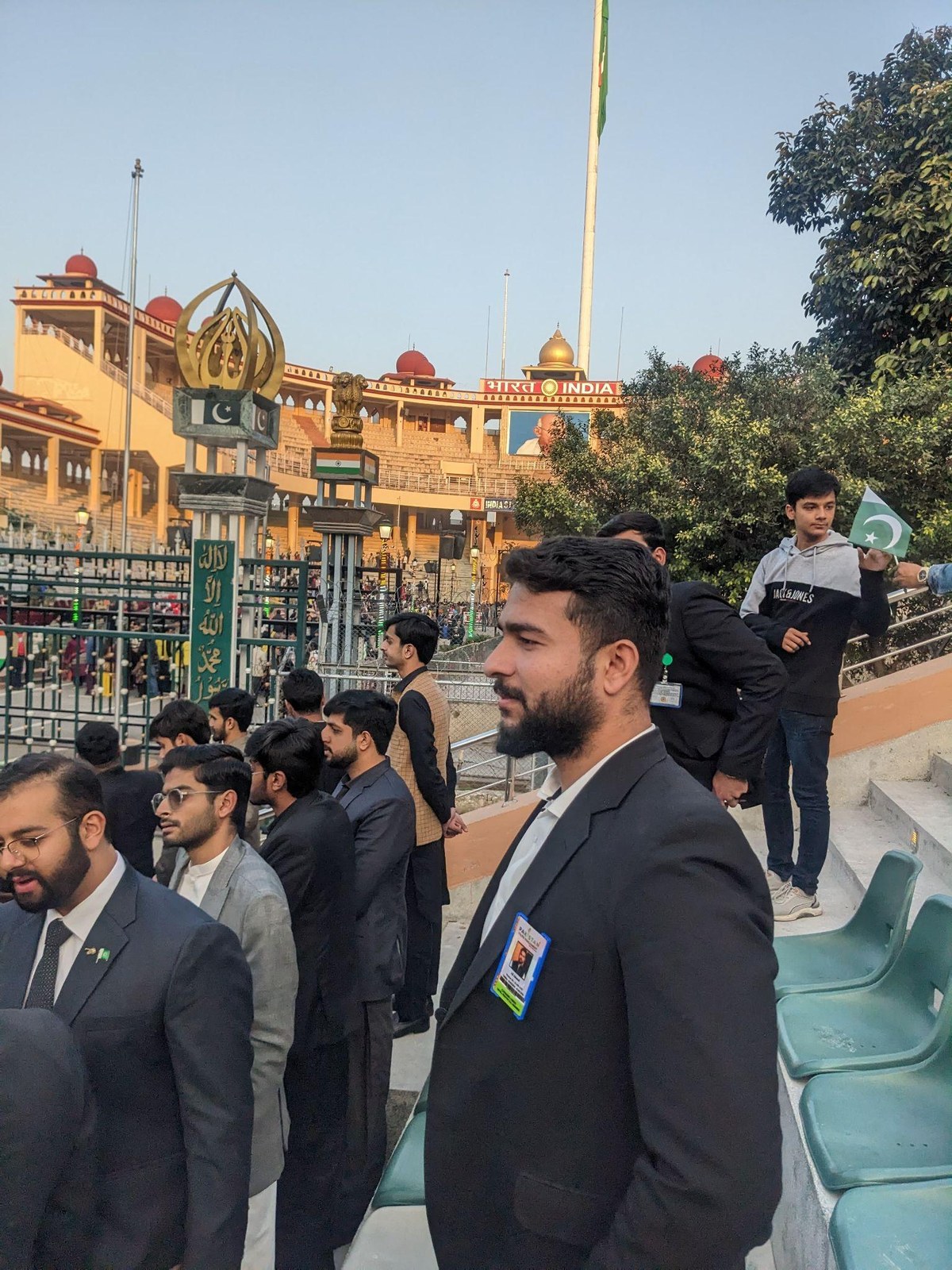 Delegation to Wahga Border