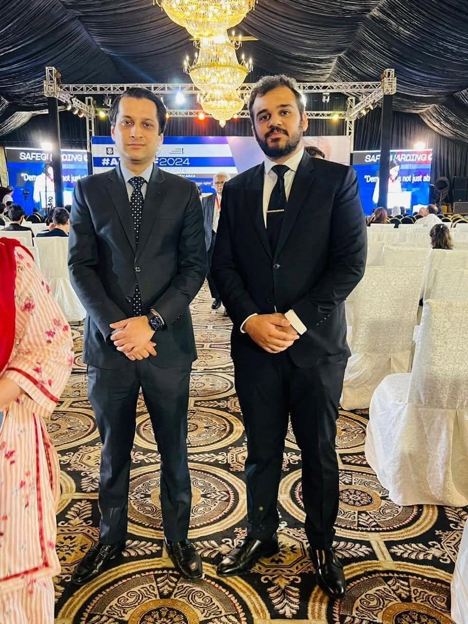 Farrokh Mushtaq with Mr. Usama Malik, Director, Directorate of Legal Education, Pakistan Bar Council