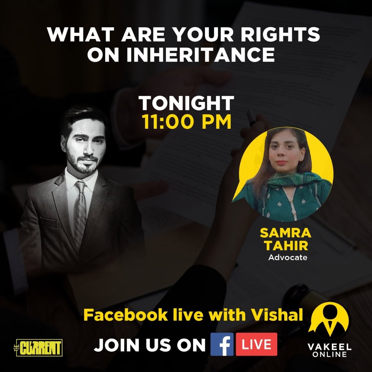 Samra Tahir leading a webinar on rights of inheritance